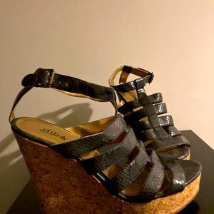 Diba Strappy wedge sandals